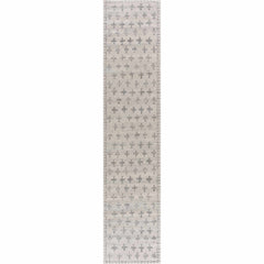 Tigris Swiss Cross Ivory&Gray Area Rug