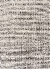 Keita Cream & Black Grid Plush Rug
