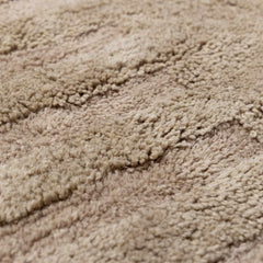 Washable Handmade Wool Rug - Brown