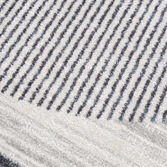 Thad Medium Gray Washable Area Rug