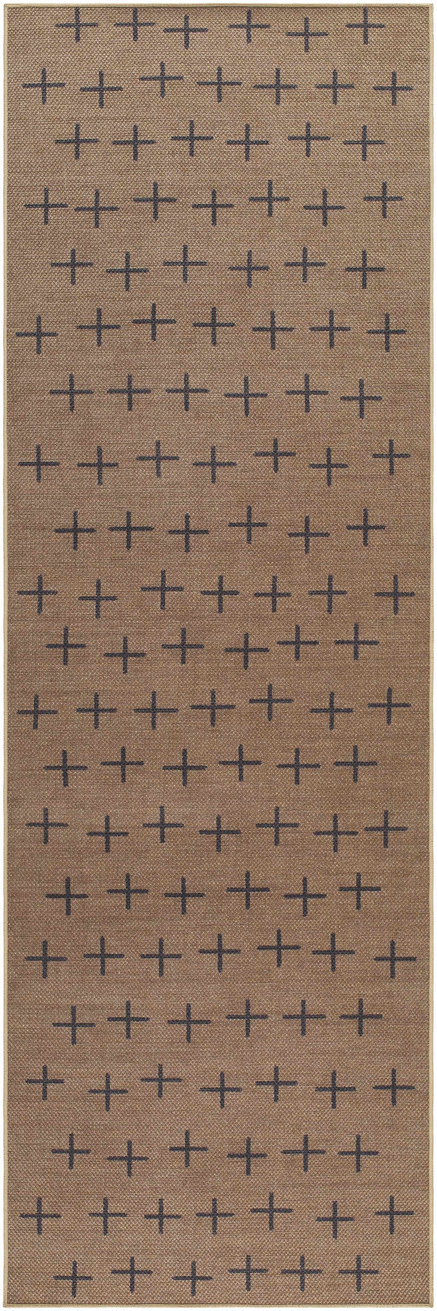 Haimi Black Washable Jutely Rug