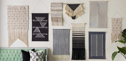 Dingus Jute and Wood Wall Hanging