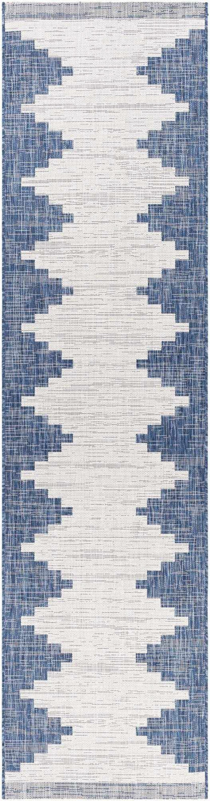 Djugun Navy Indoor & Outdoor Area Rug - Clearance