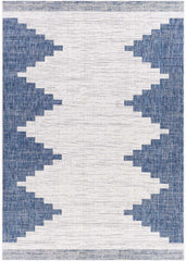 Djugun Navy Indoor & Outdoor Area Rug - Clearance