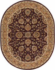 Cherryfield Burgundy 1024 Wool Area Rug