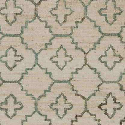 Coffeyville Handcrafted Fringed Jute Carpet - Clearance