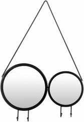 Cotmon Black Iron Frame Mirror