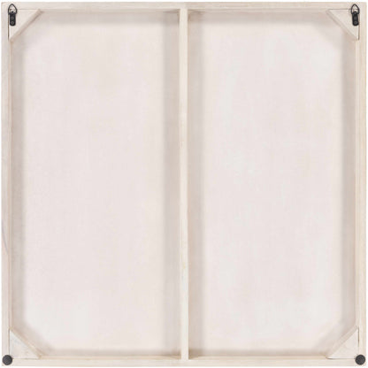 Garnet White Mosaic Starburst Wall Art