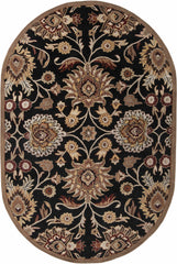 Conesus 1053 Hand Tufted Black Wool Rug