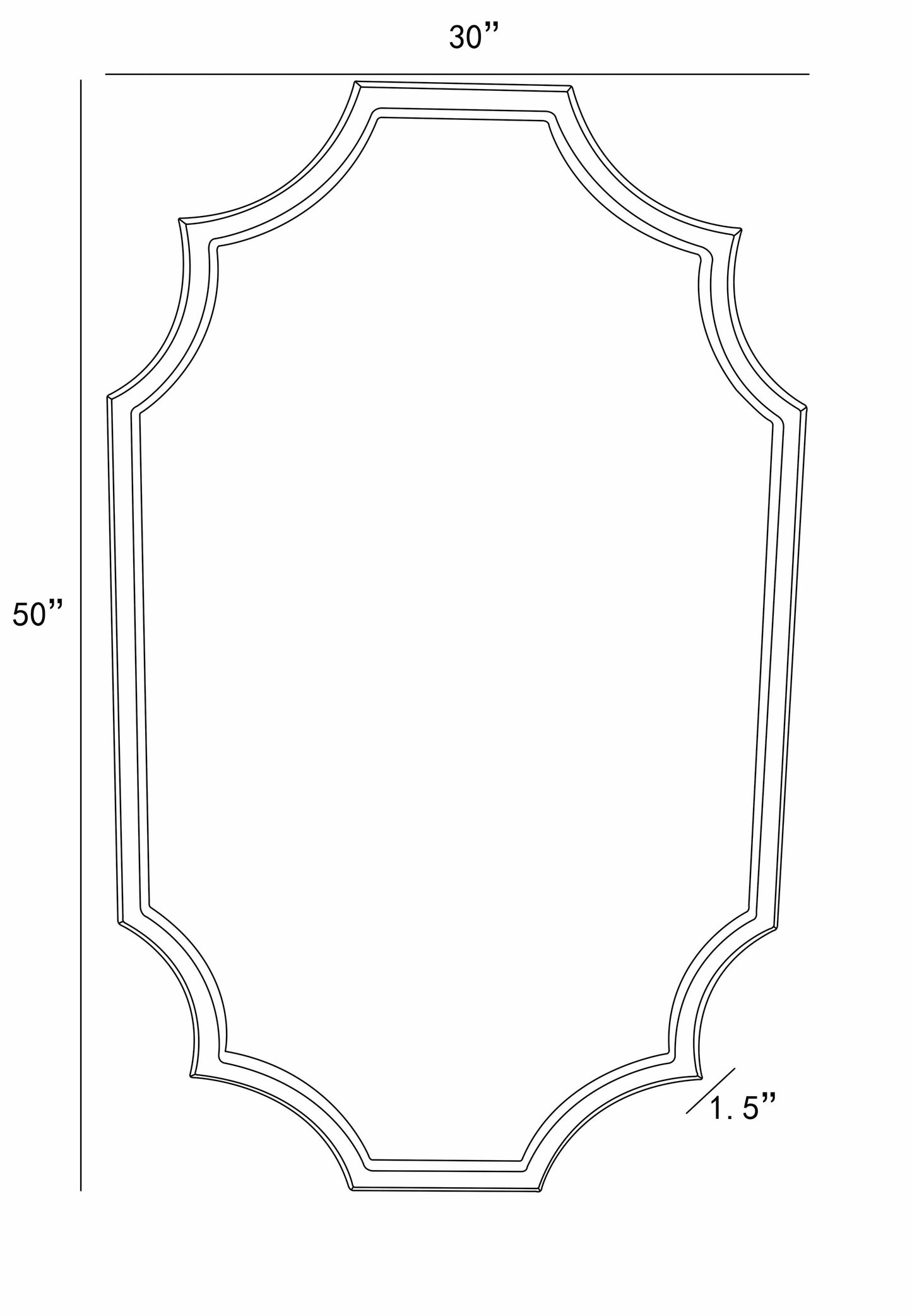 Kulpsville Mirror - Clearance