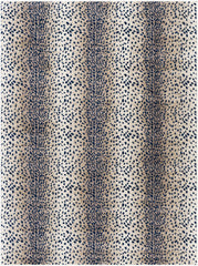 Pointblank Tan & Navy Leopard Print Area Rug