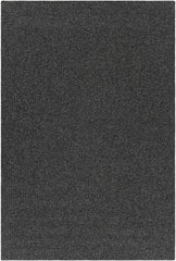 Black Braided Faux Jute Rug