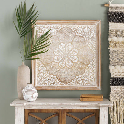 Roslindale Wood-Frame Wall Art Piece