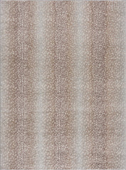 Pointblank Tan Leopard Print Rug