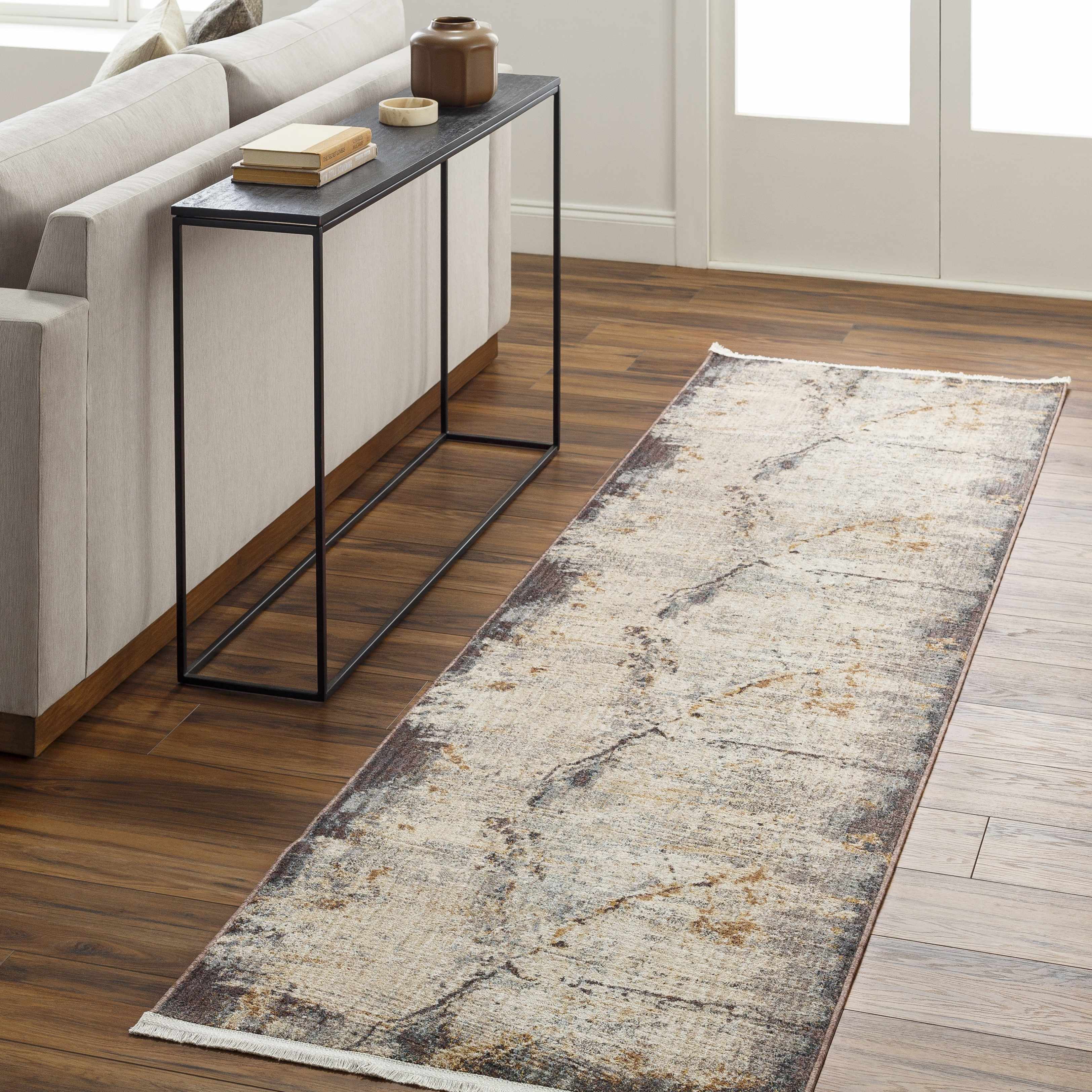 キリム rug Alexi Luxe Rug with Fringes – Lumberjack Direct, LLC