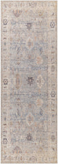 Marlene Damask Cream & Blue Area Rug - Becki Owens x Livabliss