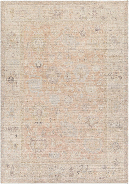 Marlene Damask Blush Area Rug - Becki Owens x Livabliss