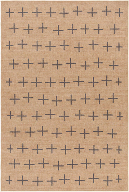 Haimi Black Washable Jutely Rug
