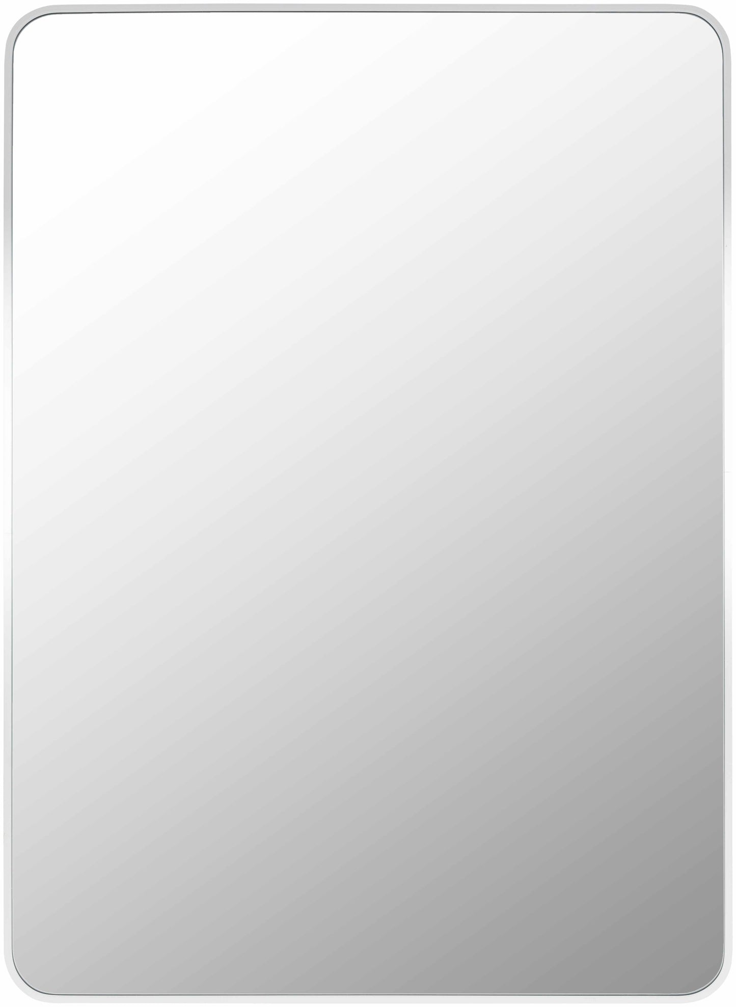 Sustinente White Carved Mirror